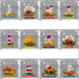 Floral Variety Flowering Tea Canister