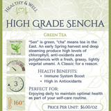 High Grade Sencha Organic