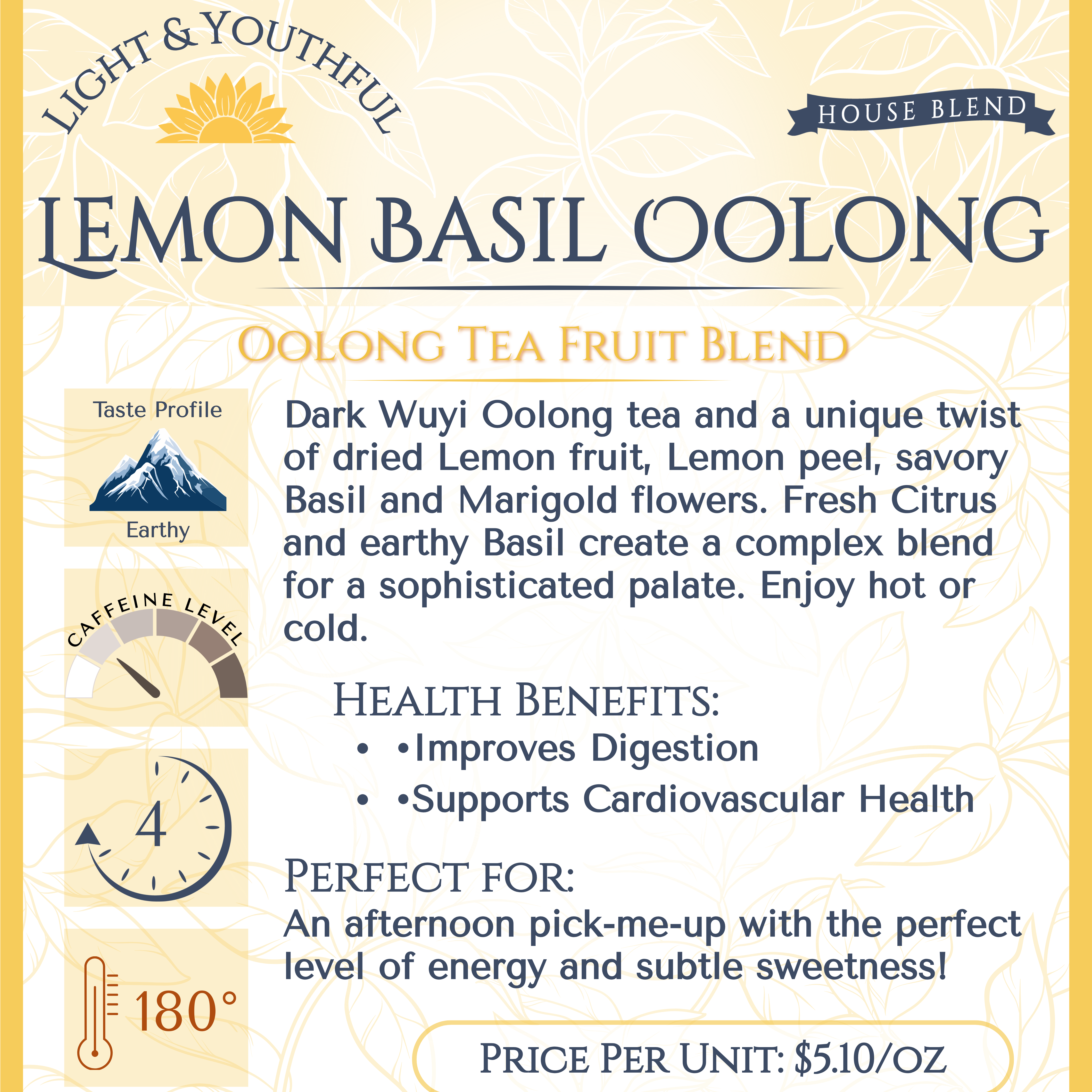 Lemon Basil Oolong