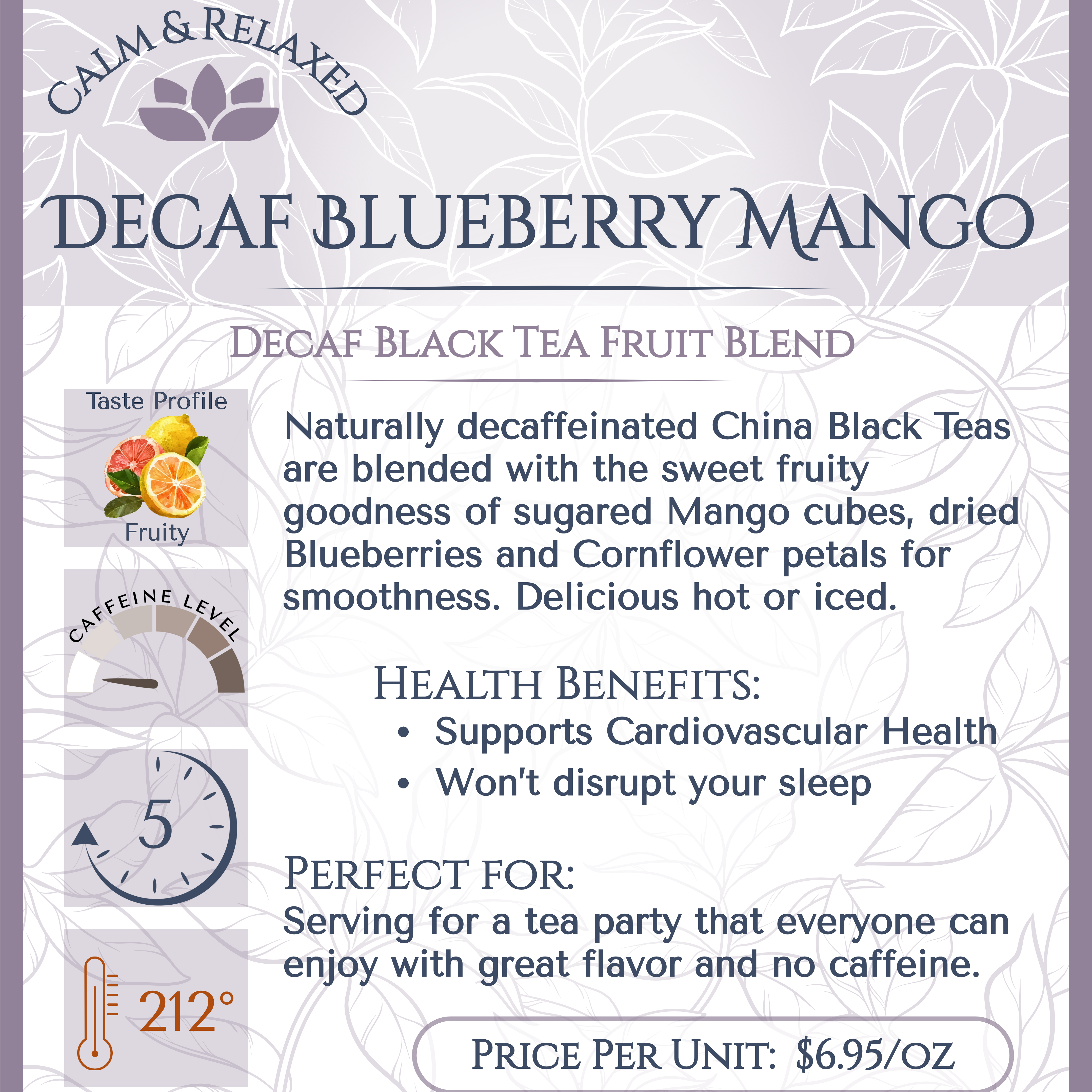 Decaf Blueberry Mango