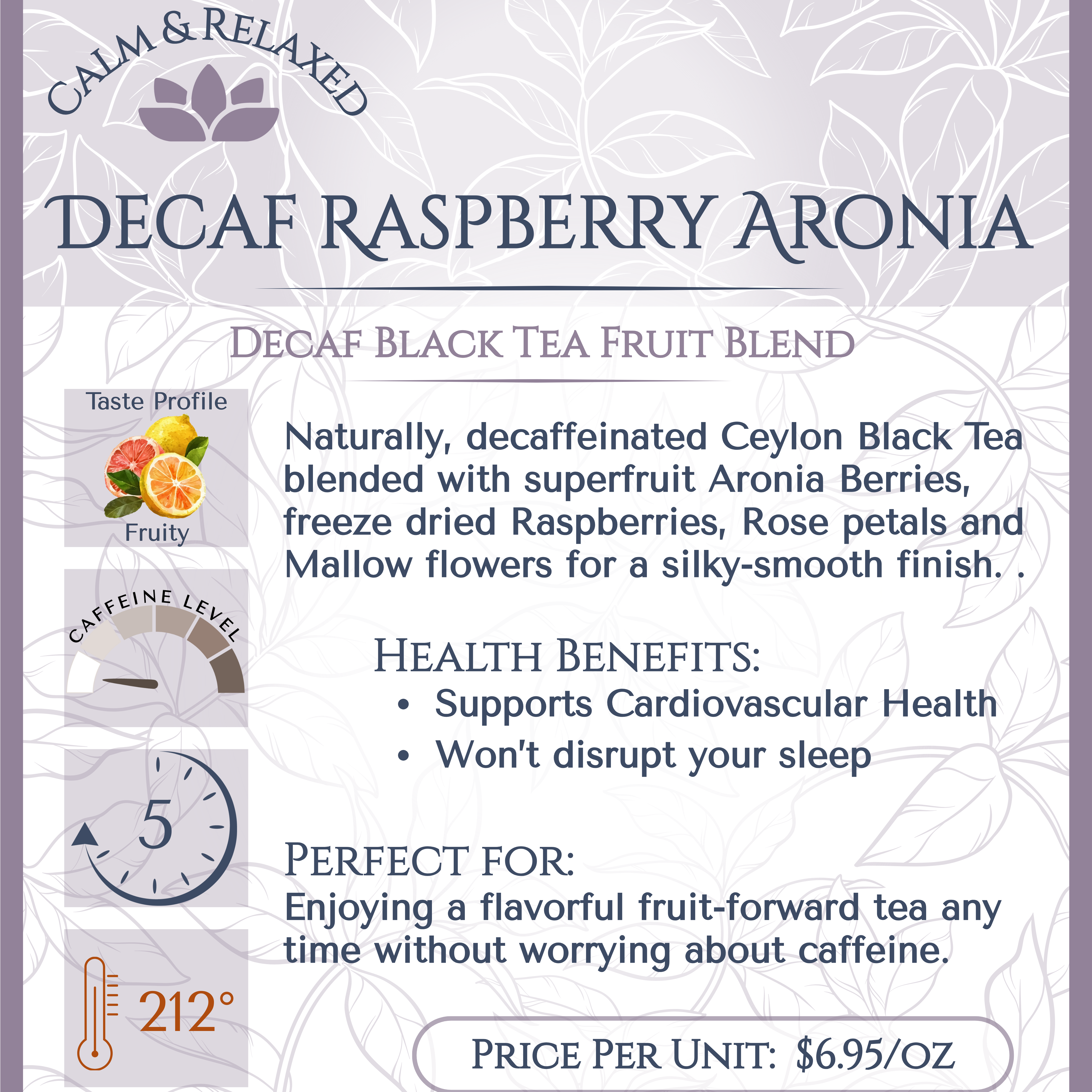 Decaf Raspberry Aronia