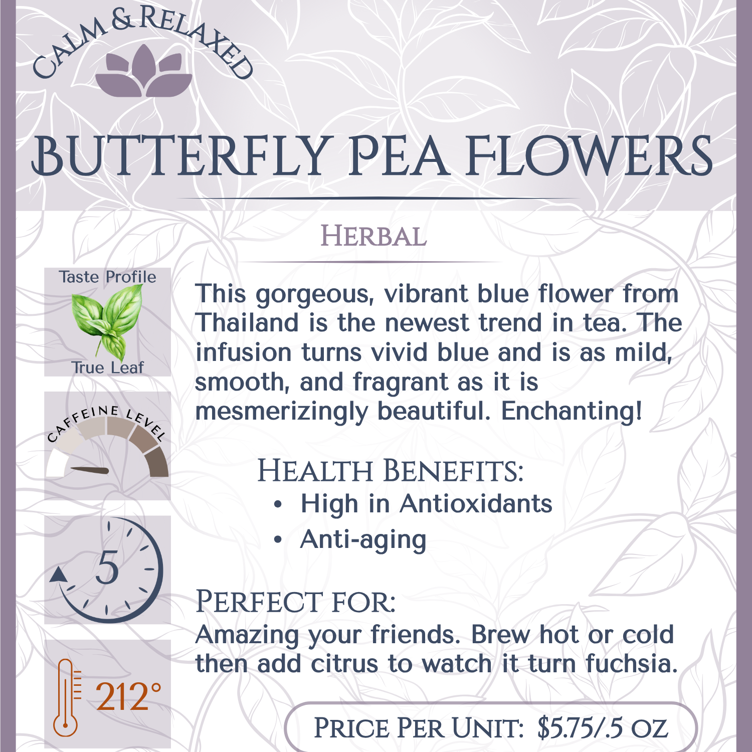 Butterfly Pea Flowers