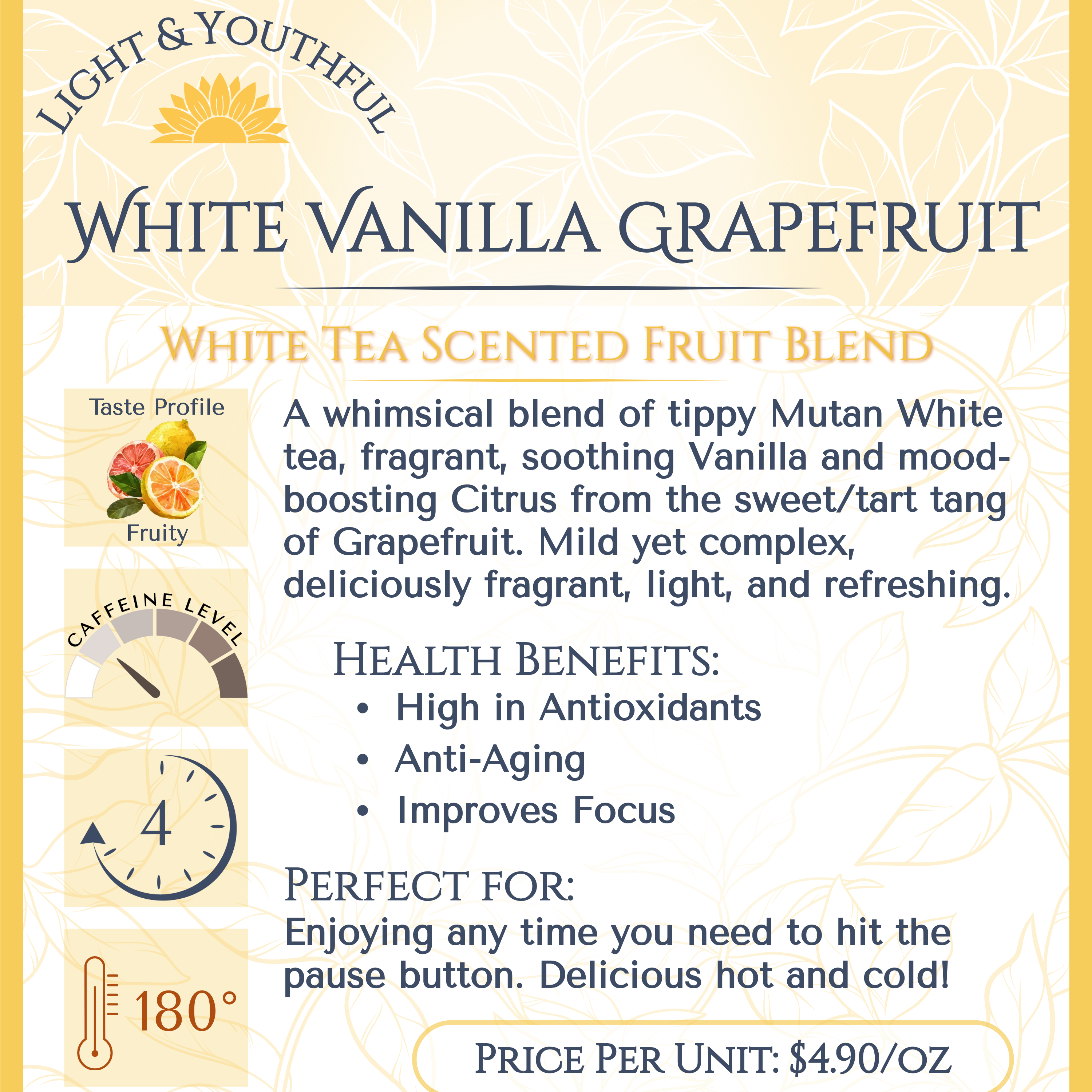 White Vanilla Grapefruit