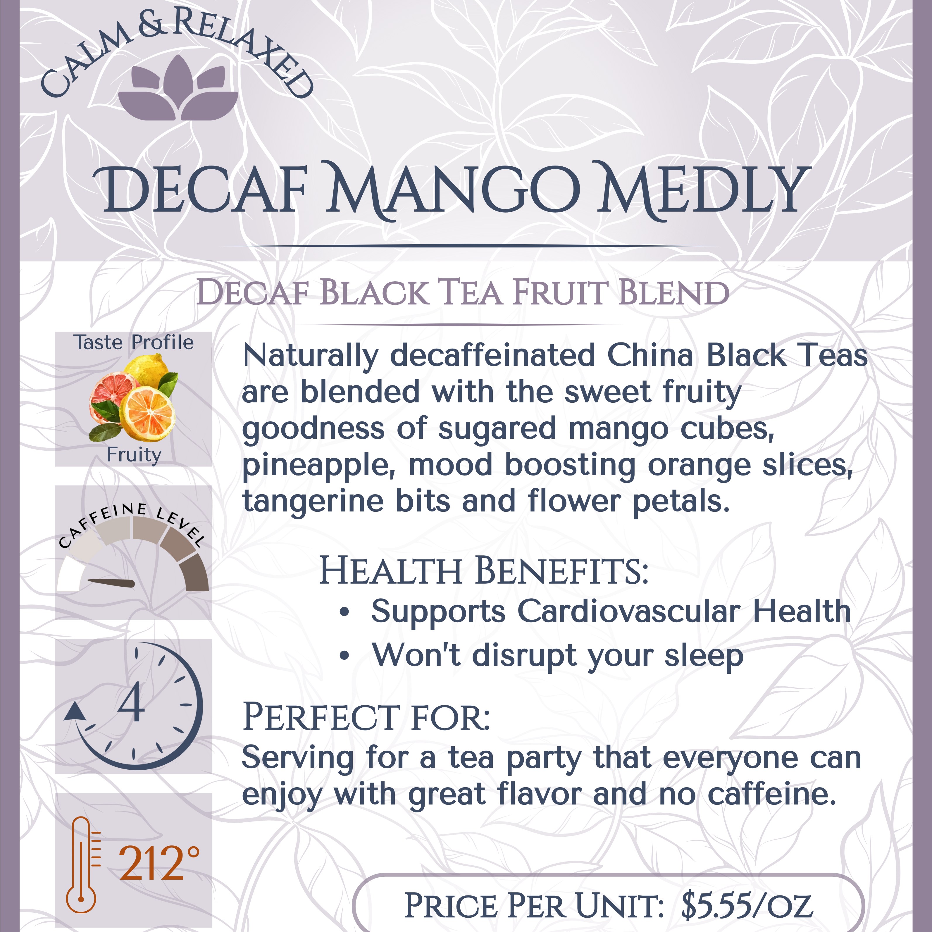 Decaf Mango Medley