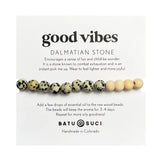 Natural Stone and Wooden Bead Diffuser Bracelets