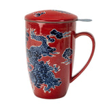 Kutani-Style Inspired Porcelain Mugs