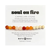 Natural Stone and Wooden Bead Diffuser Bracelets